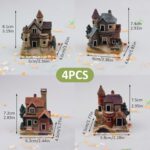 Tiny House Miniature Homes - 4-Piece Fairy Garden Set Create an Enchanting Minia... - Image 3
