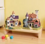 Tiny House Miniature Homes - 4-Piece Fairy Garden Set Create an Enchanting Minia... - Image 4