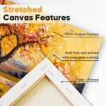CONDA Large Canvas for Painting 36x48 Inch 2-Pack, Big Stretched Canvas 100% Cot... - Image 3