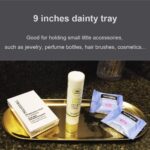 Stainless Steel Decorative Tray, Set of 2, 9 Inch Long, Jewelry Dish Cosmetics O... - Image 5