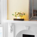 Mkono Mason Jar Lights Centerpiece Table Decor for Dining Room Farmhouse Wood Tr... - Image 7