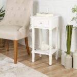 Decor Therapy Storage, Traditional Style, Small End Accent Table, Sturdy, Wood- ... - Image 3
