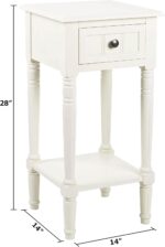 Decor Therapy Storage, Traditional Style, Small End Accent Table, Sturdy, Wood- ... - Image 4