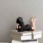 New Mysterious Robe Statue, Bookshelf Decoration Resin Statue Elegant Queen Char... - Image 3