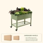 Rolling Elevated Raised Garden Bed-V Series, 2' x 4' Garden Beds with Legs & Sto... - Image 4
