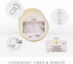 Luminara Realistic Flameless LED Set of 3 Ivory Pillar Candles, Home Safe Moving... - Image 6