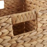 Casafield 10.5" x 10.5" Water Hyacinth Storage Baskets, Natural - Set of 6 Colla... - Image 6