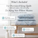 Southshore Fine Living, Inc. Oversized Quilt King Size Bedding Set, Lightweight ... - Image 3