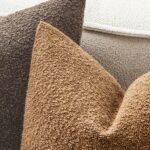 MIULEE 18x18 Inch Decorative Pillow Covers for Couch Bed Set of 2 Textured Boucl... - Image 3
