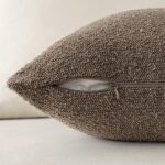 MIULEE 18x18 Inch Decorative Pillow Covers for Couch Bed Set of 2 Textured Boucl... - Image 6