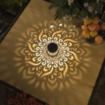 gardencave 2 Pack Solar Fence Lights Metal Solar Powered Outdoor Deck Step Wall ... - Image 6