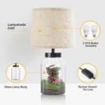 GyroVu Table Lamp Set, Fillable Table Lamp with Clear Glass Nightstand Lamp Set ... - Image 6