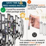 Modern Crystal Chandelier Lighting Hall Grand Living Room Stairway Chandeliers P... - Image 4