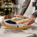 Chip and Dip Serving Set, 13.5" Serving Platters and Trays, Appetizer Serving Tr... - Image 7