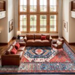 SERISSA 10x14 Area Rugs for Living Room, Large Washable Non-Slip Boho Rug, Ultra... - Image 3