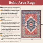 SERISSA 10x14 Area Rugs for Living Room, Large Washable Non-Slip Boho Rug, Ultra... - Image 6