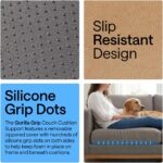GORILLA GRIP Ergonomic High Density Couch Cushion Support Foam, Quick Rebound So... - Image 4