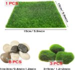 Cayway 26 PCS Outdoor Fairy Garden Miniatures Mini Zen Garden Accessories, Artif... - Image 3