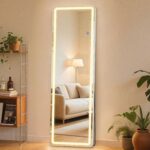 Sweetcrispy Full Length Mirror with LED Lights, 61"x17" Lighted Floor Mirror wit... - Image 3