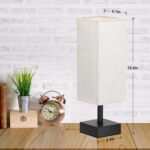 aooshine Small Table Lamp for Bedroom - Bedside Lamps for Nightstand, Minimalist... - Image 3