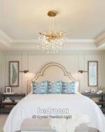 Modern Tree Branch Crystal Chandelier Luxury Gold Crystal Pendant Lighting 18" C... - Image 6