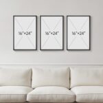 Framed Colorful Abstract Wall Art for Living Room, 3 Piece Mid Century Modern Ca... - Image 4