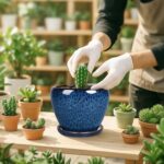 Deep Dream 6 Inch Plant Pots- Ceramic Planter Pot with Drainage Hole and Saucer,... - Image 4