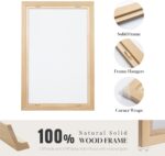 Framed William Morris Canvas Wall Art for Living Room, Set of 3 Large Neutral Fl... - Image 6