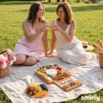 SMIRLY Charcuterie Large Bamboo Cheese Board Set for Serving - House Warming Gif... - Image 5