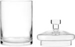 MyGift Glass Apothecary Jar Set with Clear Lid - Decorative Kitchen and Bath Sto... - Image 7