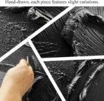Hand Painted Oil Paintings On Canvas Abstract Painting Wall Art for Bedroom 3D T... - Image 4