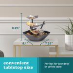 Homedics Tabletop Water Fountain, Home Décor Soothing Sound Machine - Automatic ... - Image 8
