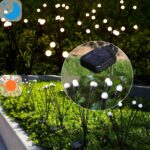 ZFNN Solar Garden Lights Outdoor, 4 Pack Firefly Swaying Lights, Waterproof Gard... - Image 4