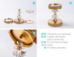 Candle Holder, Pillar Candle Holders, Crystal Candlesticks Holder for Wedding, P... - Image 6