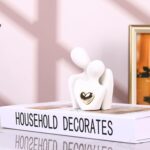 Mini Couple Statue - Ceramic Romantic Couple in Love Figurines for Decor Bedroom... - Image 5