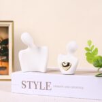 Mini Couple Statue - Ceramic Romantic Couple in Love Figurines for Decor Bedroom... - Image 6