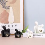 Mini Couple Statue - Ceramic Romantic Couple in Love Figurines for Decor Bedroom... - Image 9