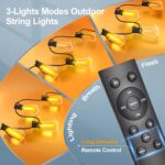 Outdoor Lights String Patio Outside - 100ft 30M LED Waterproof Light - Hanging L... - Image 3