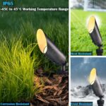 iYogaled Brass RGB Landscape Lighting Fixture，Adjustable Color Changing Low Volt... - Image 7