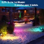 iYogaled Brass RGB Landscape Lighting Fixture，Adjustable Color Changing Low Volt... - Image 8