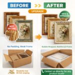 4 Pack Ornate Vintage Picture Frame Sets, 5 x 7 Inch Ornate Vintage Photo Frame ... - Image 6