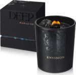 Black Orchid & Pine Moss Scented Crystal Candle - Luxury Manifestation Candle wi... - Image 7