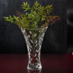 Lorren Home Trends Crystal Laurus Vase 11"-Made In Italy - Image 4