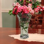 Lorren Home Trends Crystal Laurus Vase 11"-Made In Italy - Image 6