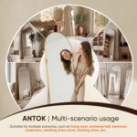 Antok Full Length Mirror, 71"x32" Floor Mirror, Arched Floor Standing Freestandi... - Image 6