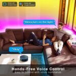 DAYBETTER 100 ft Smart WiFi Led Lights, Led Strip Lights Work with Alexa and Goo... - Image 3