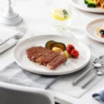 MALACASA Plates and Bowls Sets, 12 Pieces Modern Stoneware Dinnerware Set for 4 ... - Image 7