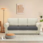 MAXIJIN Velvet Stretch Cushion Covers Fitted Couch Cushion Slipcovers Sofa Seat ... - Image 3