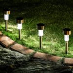 GIGALUMI 16 Pack Solar Lights Outdoor Waterproof,Stainless Steel LED Solar Garde... - Image 4