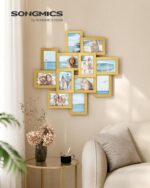 SONGMICS 4x6 Picture Frames Collage Wall Decor, 12-Pack Photo Collage Frame, Mul... - Image 3